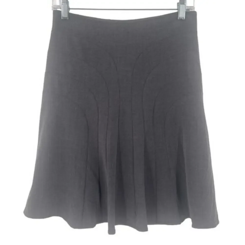 Tracy Evans Dark Gray A-Line Skirt size 3